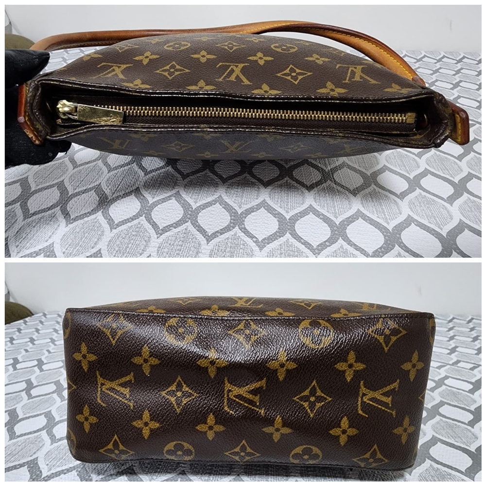 LOUIS VUITTON Monogram Canvas Looping MM Shoulder Bag Brown - Picture 11 of 15